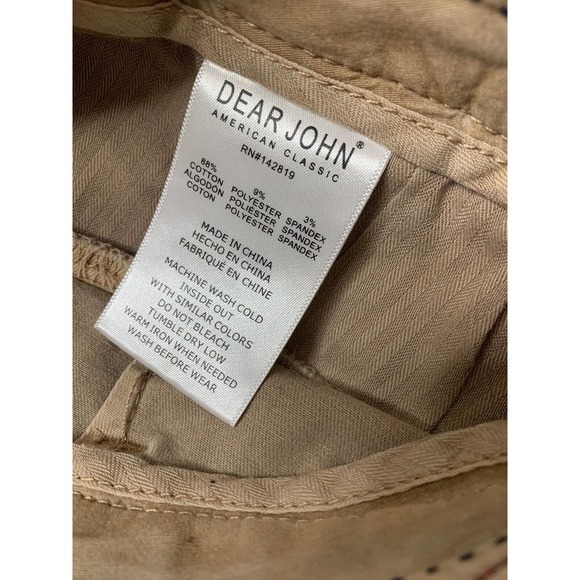 Sold Dear John NWT Clay Hampton Cuffed Bermuda Shorts Women's Size 29 - Picture 5 of 6